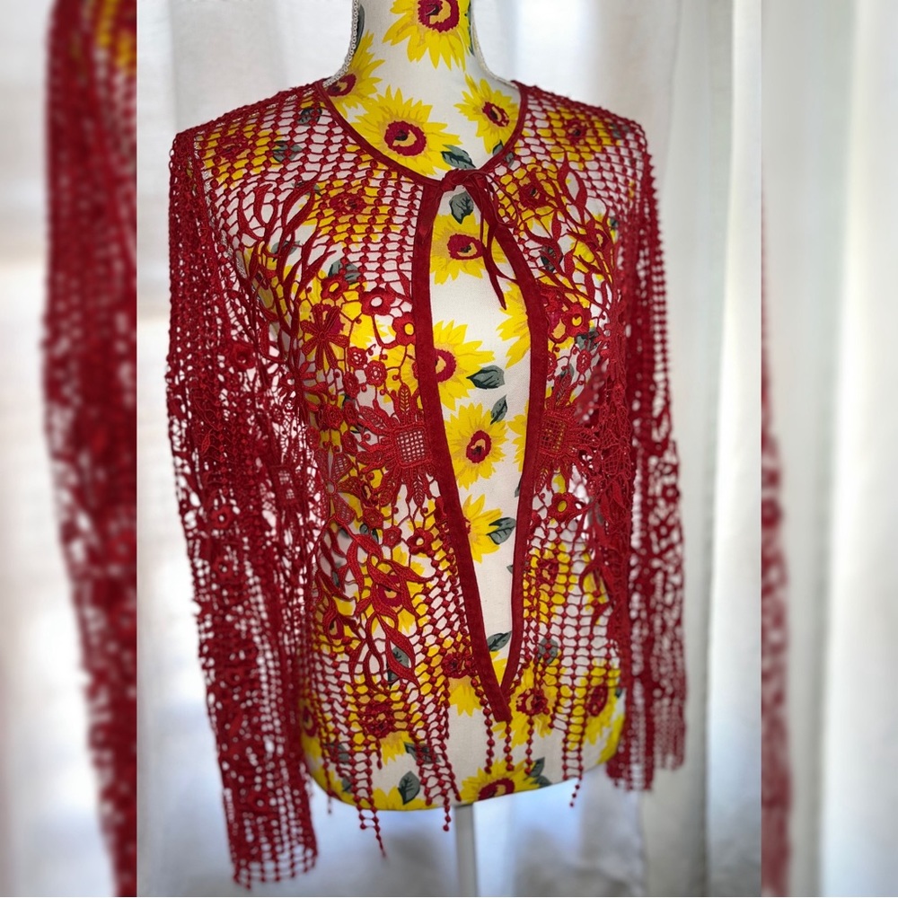 macramé style shirt